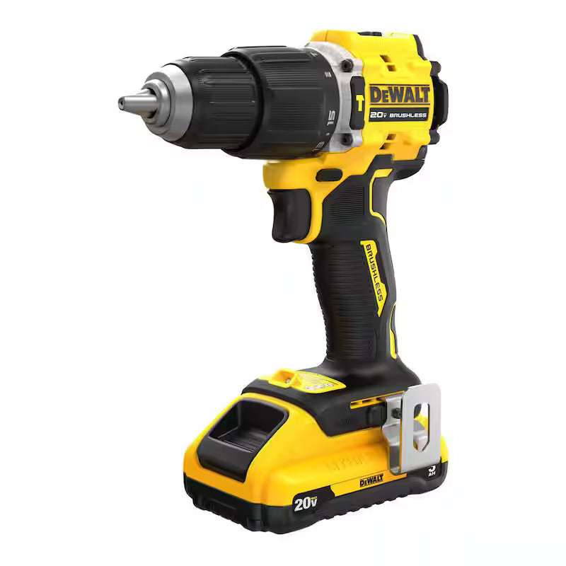 20-Volt Lithium-Ion Cordless 1/2 in. Compact Hammer Drill with Battery, Charger and Bag S36835