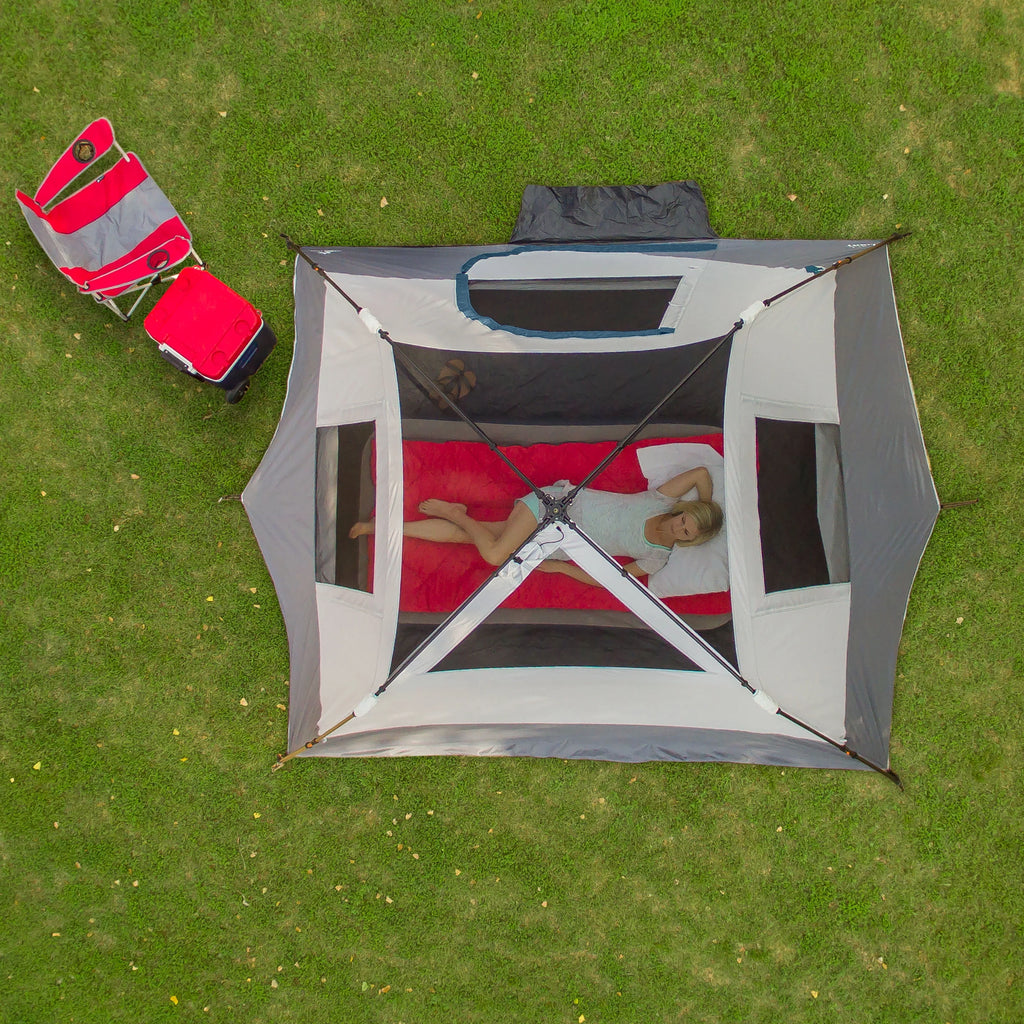 6-Person Instant Cabin Tent with LED Light B130