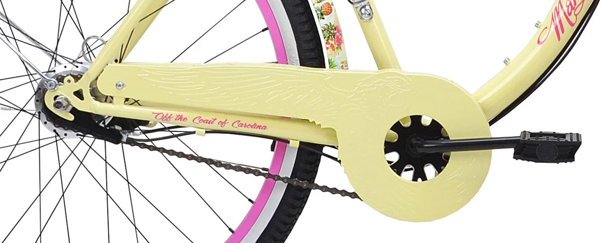 Yellow 3-Speed Cruiser Bike P7880