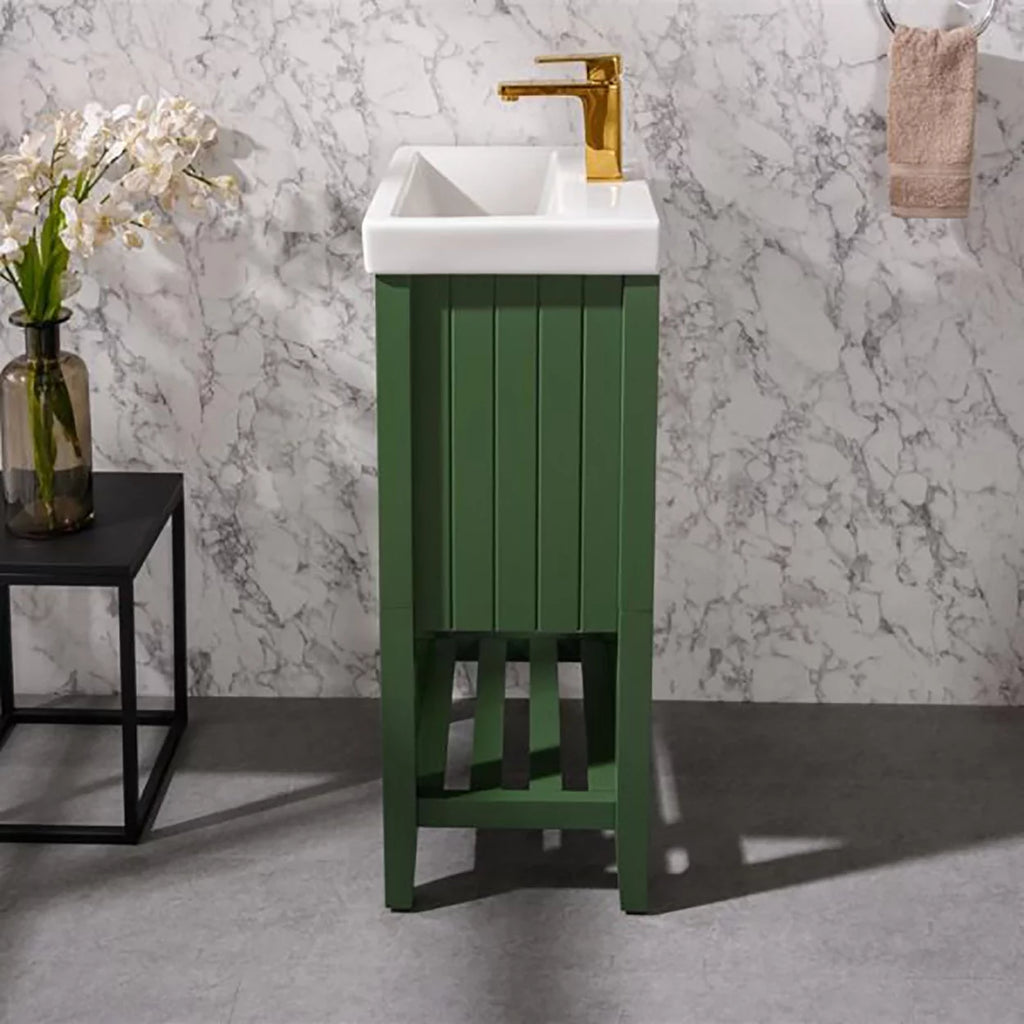 18" Green Sink Vanity M15534