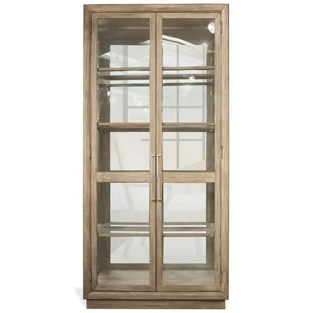 Contemporary 5 Shelf Curio Cabinet H94974