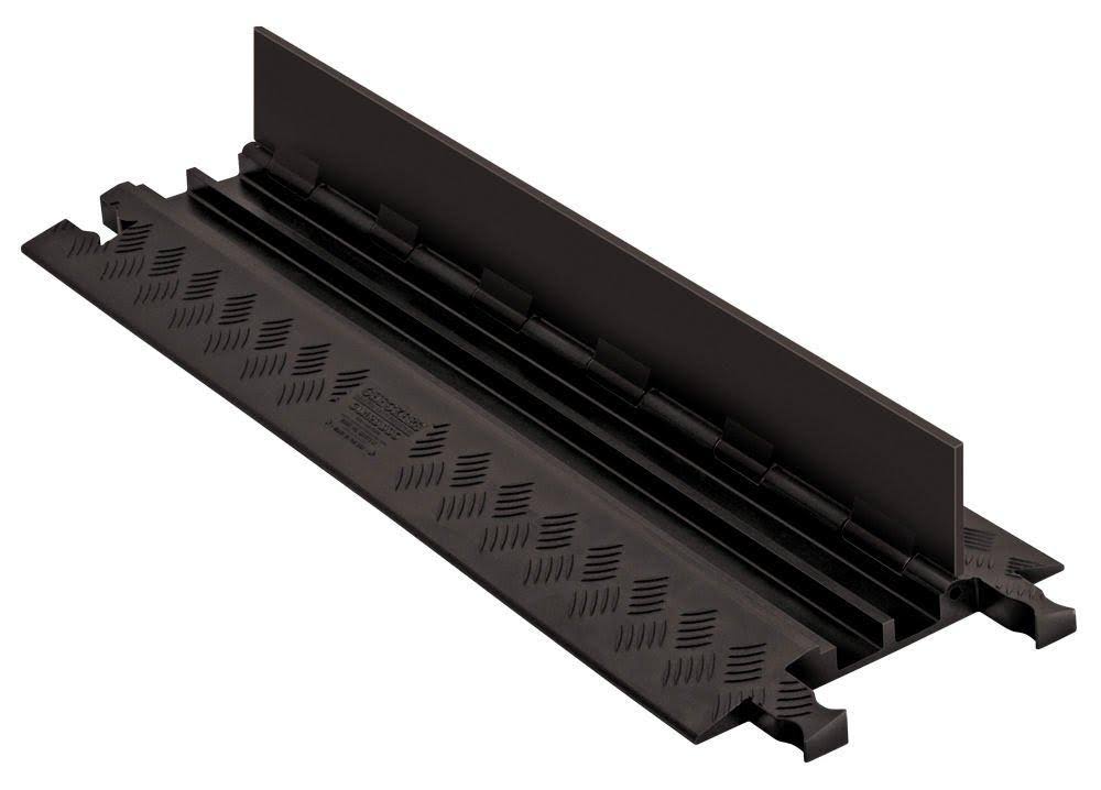 Black 2 Channel Cable Protector L662
