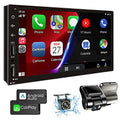 Double Din Car Stereo with 7inch Touchscreen, Bluetooth, Camera, FM Radio H88233