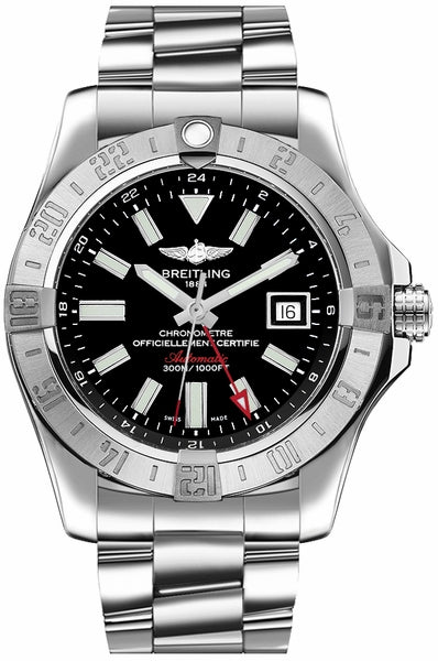 Black Dial 43mm GMT Watch C43074