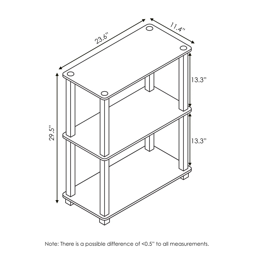3-Shelf Freestanding Shelving Unit B394