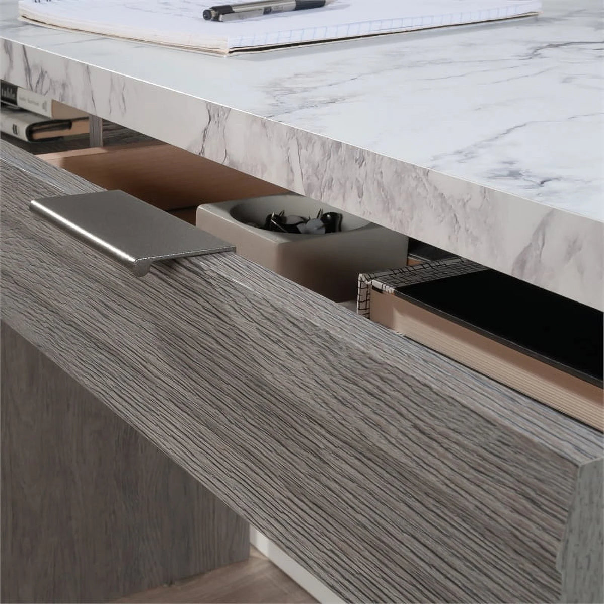 Modern Engineered Wood Writing Desk C975586