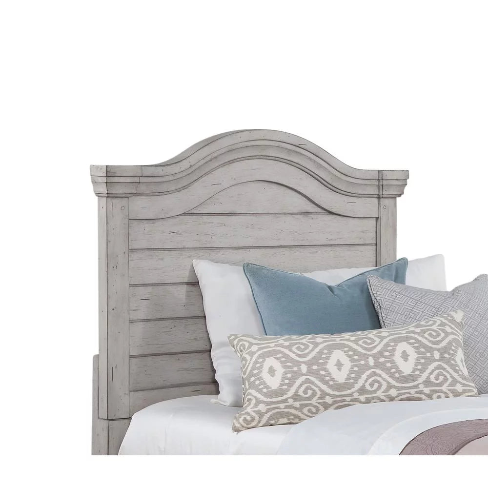 Antique Gray Wooden Slat Headboard P82182