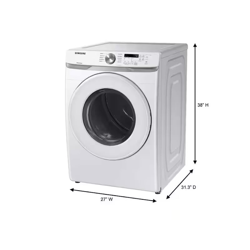 7.5 cu. ft. Vented Electric Dryer with Sensor Dry in White A572