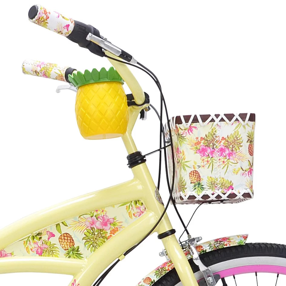 Yellow 3-Speed Cruiser Bike P7880