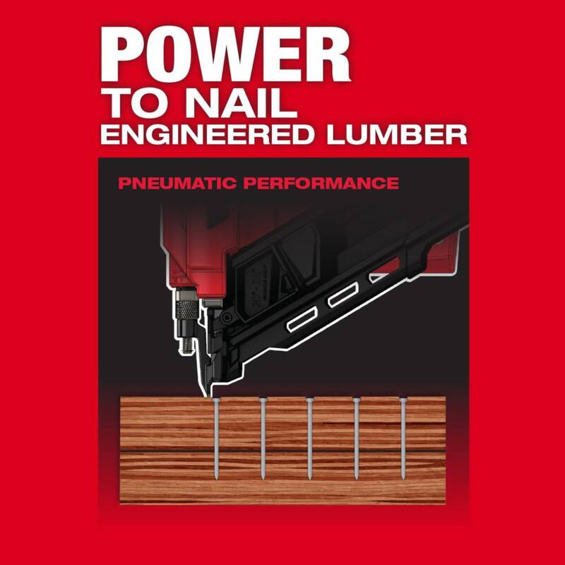 18-Volt Lithium-Ion Brushless Cordless Framing Nailer Kit with Battery Charger J89782
