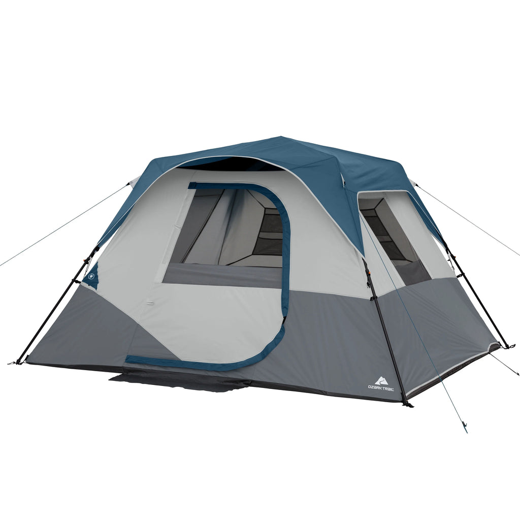6-Person Instant Cabin Tent with LED Light B130