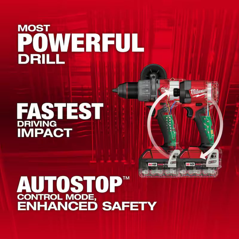 18-V Lithium-Ion Brushless Cordless Hammer Drill and Impact Driver Combo Kit with Jigsaw Y5196