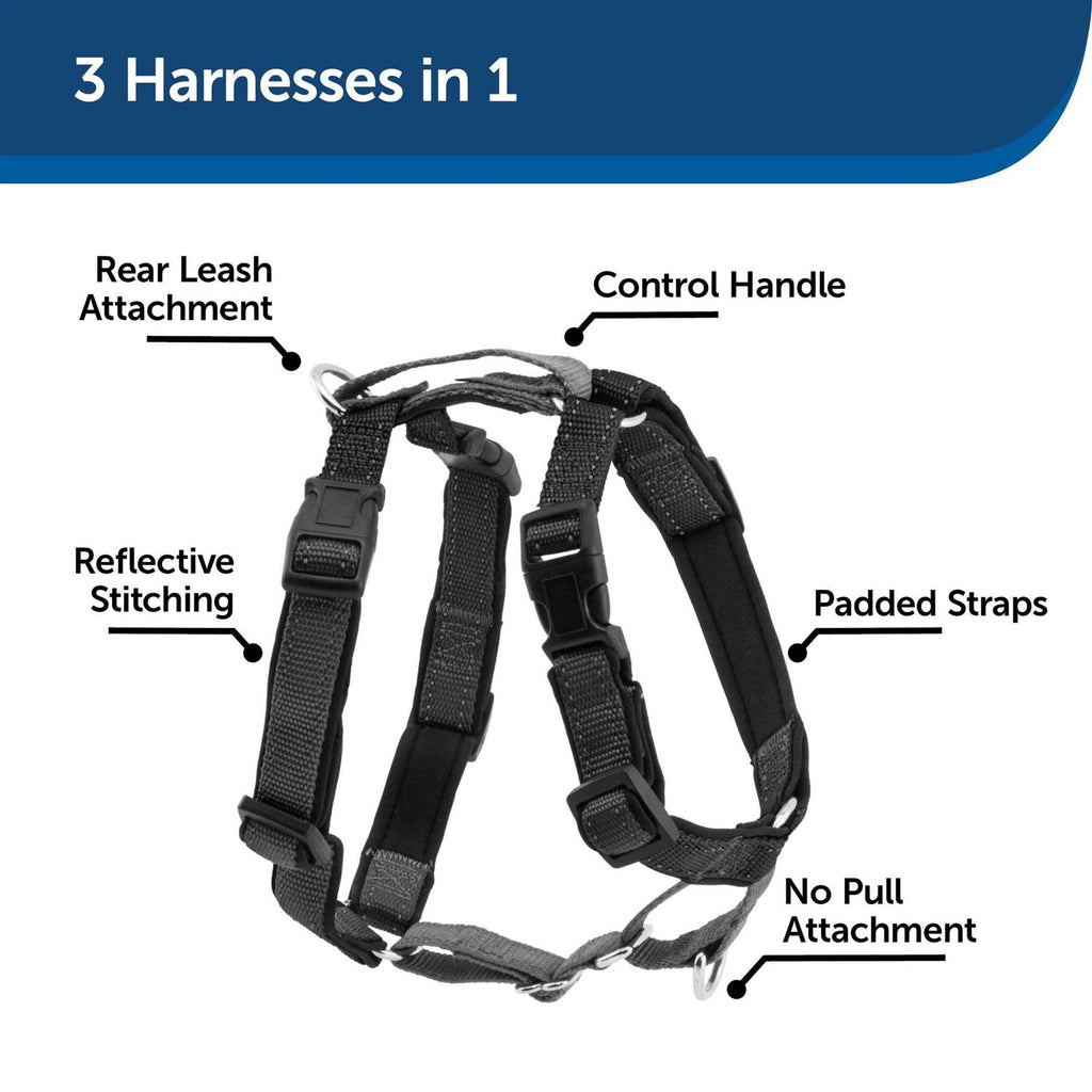 3 in 1 Harness with Two Point Control Leash R157166