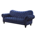 Navy Velvet Sofa A36521