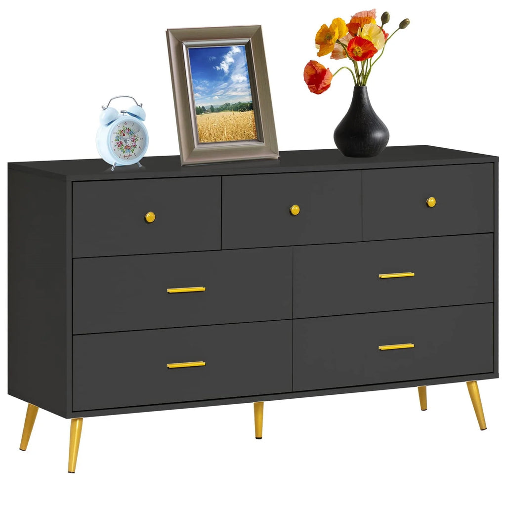 White 6 Drawer Dresser Y651897