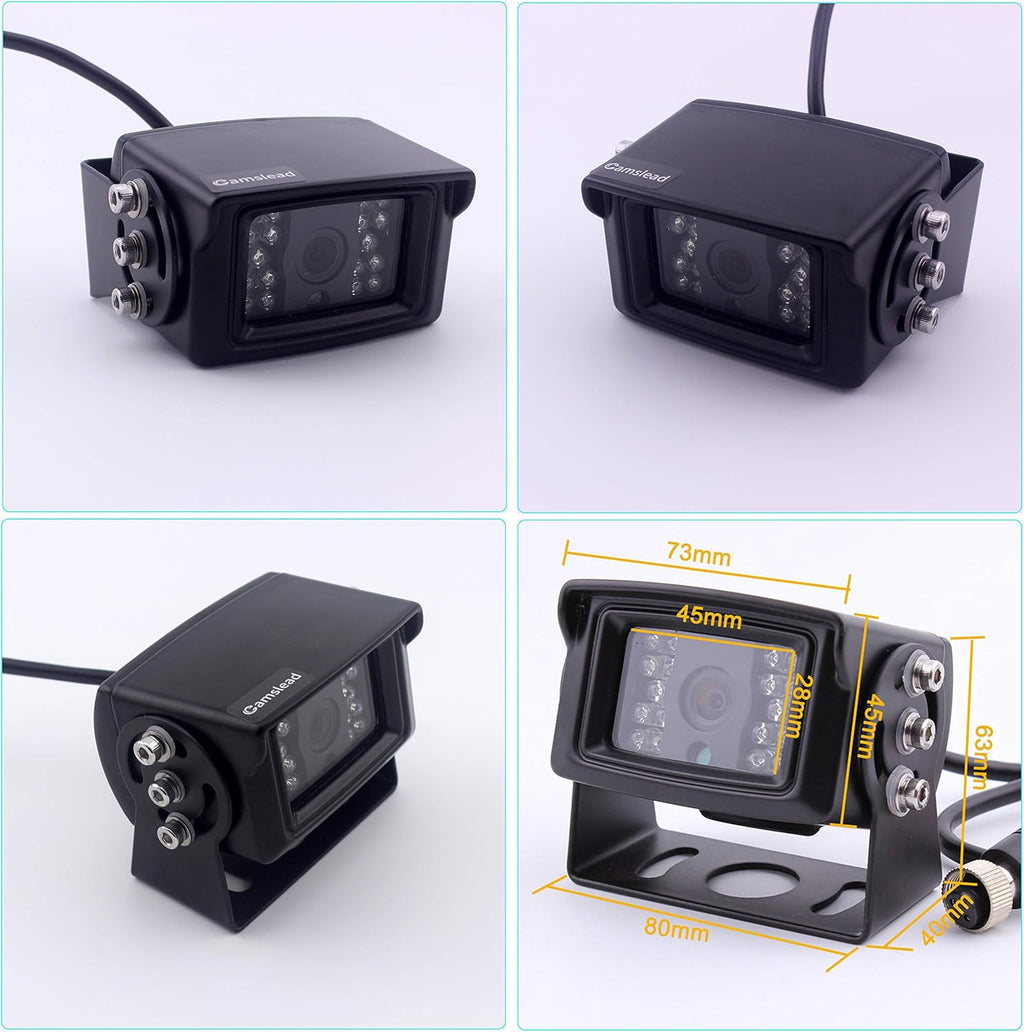 Heavy Vehicle Safety Camera System 9 inch Monitor with Quad Split Screen J29441