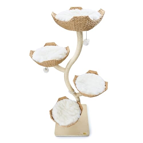 73" Tall Modern Cat Tree Scratching Tower E16140