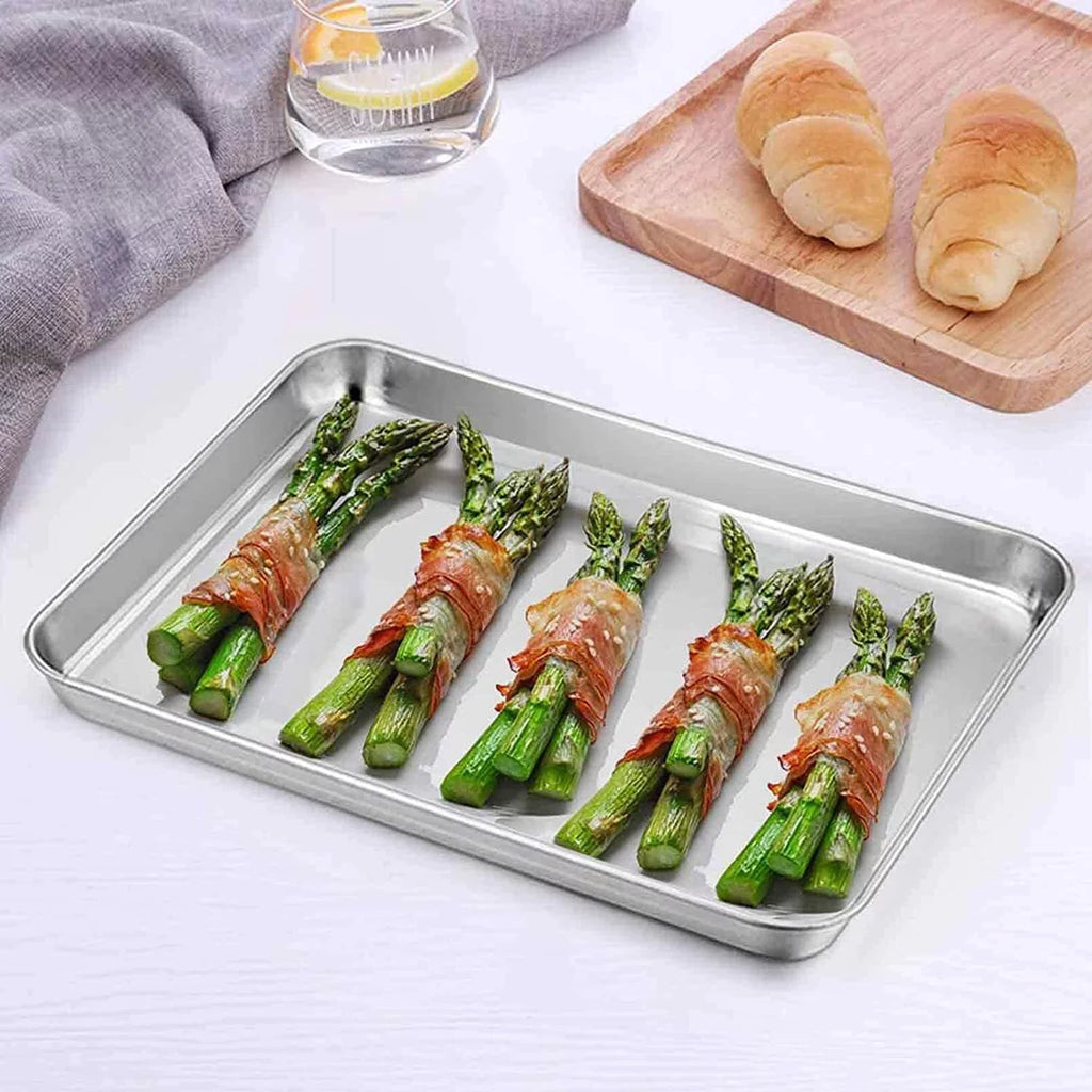 Stainless Steel Baking Sheet with Rack Set 9 x 7 Inch L95582
