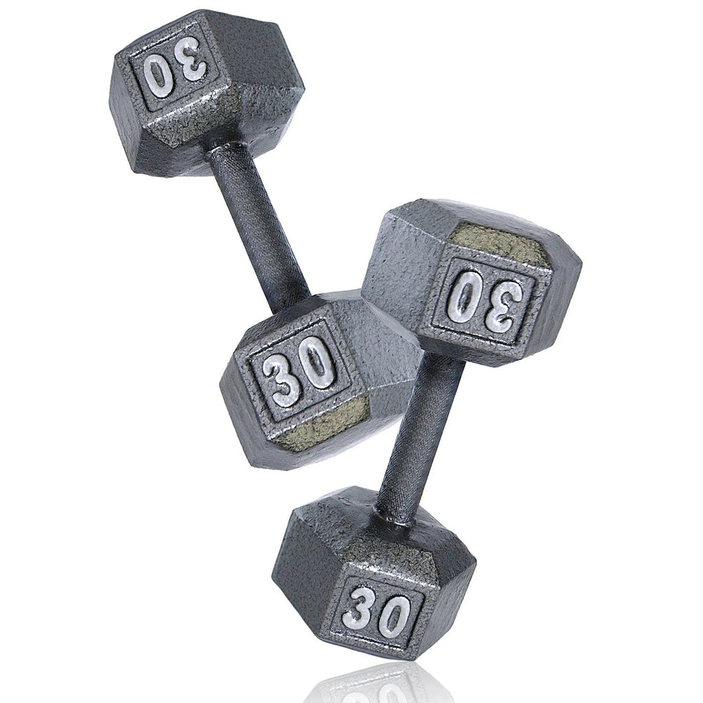 Cast Iron Dumbbell 25 Lb Pair P4956