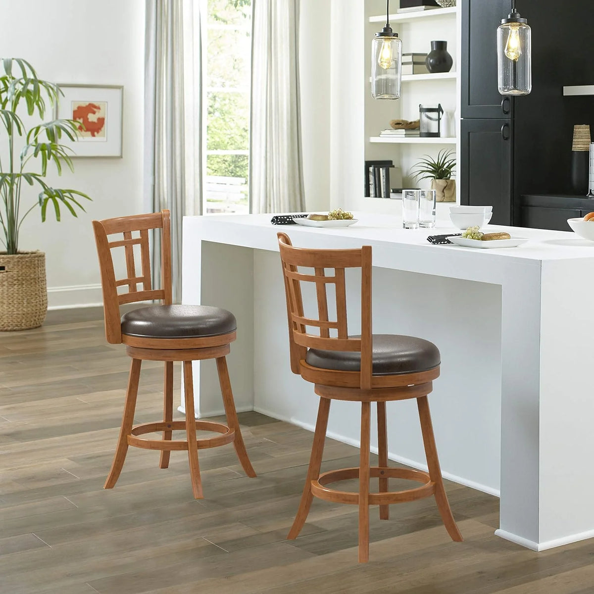 Wood Counter Stool Q680