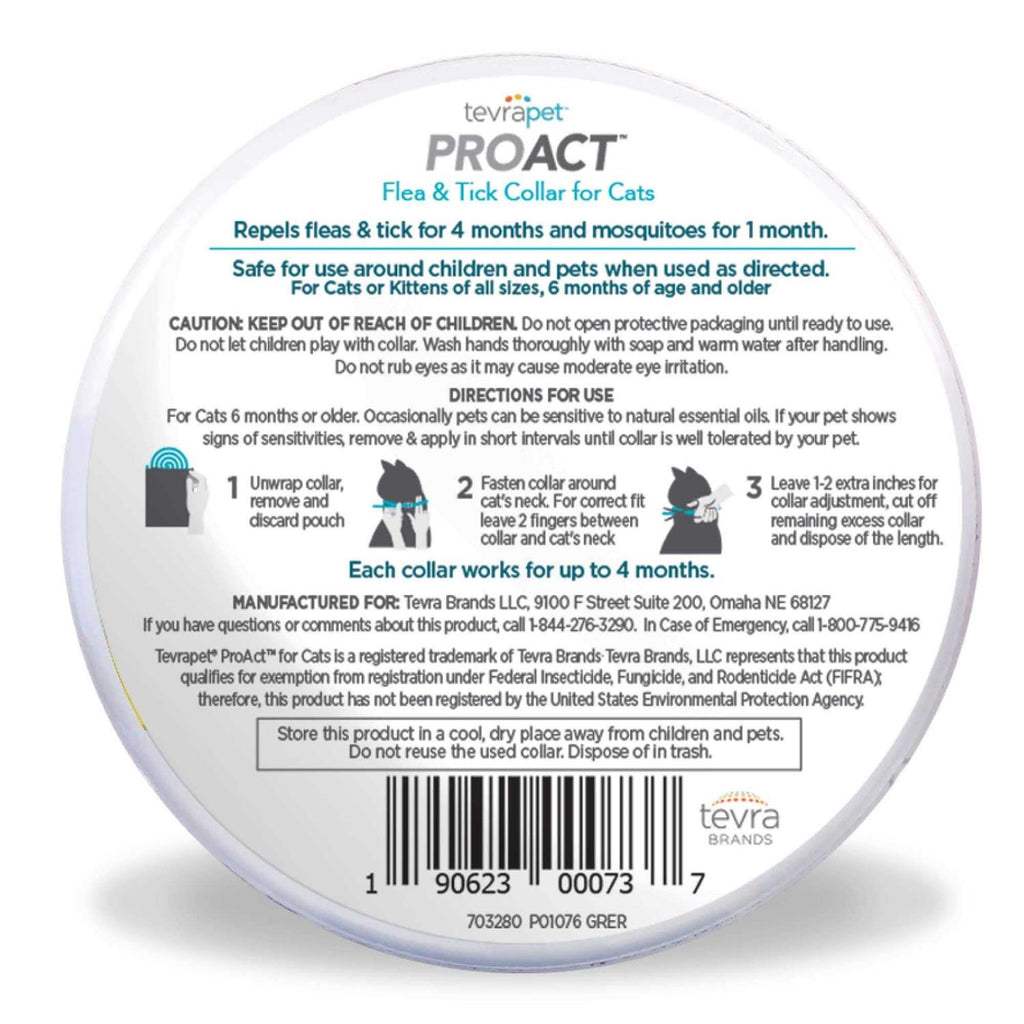 Flea & Tick Collar for Cats F362