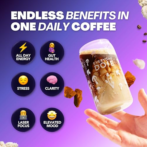 Mushroom Coffee with Collagen, Chaga, Lions Mane & L-Theanine 30 Servings H726