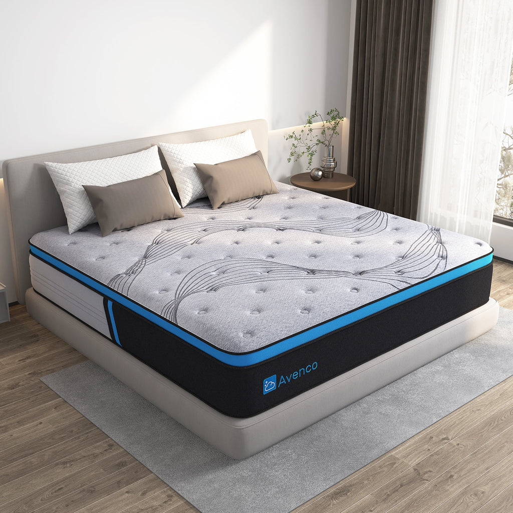 10 inch Gel Memory Foam Hybrid Mattress, Full Size D2970