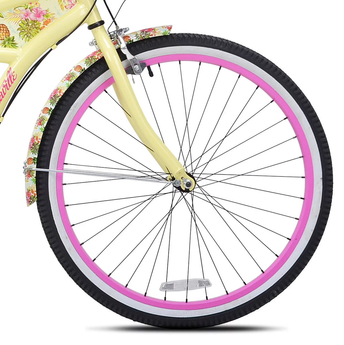 Yellow 3-Speed Cruiser Bike P7880