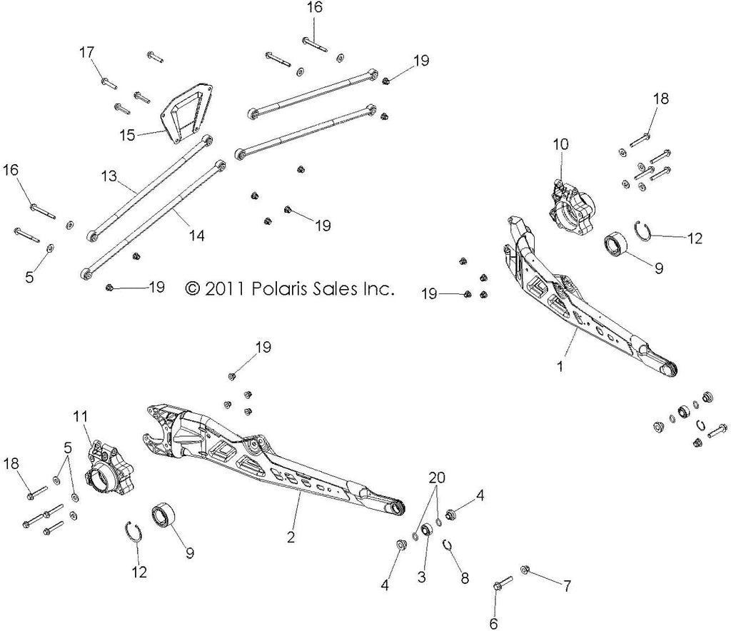 Right Bearing Carrier Wheel U939