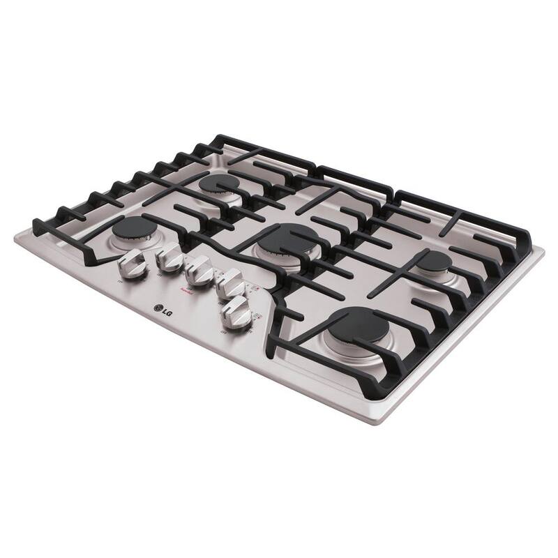 30 in. 5 Burner Stainless Steel Gas Cooktop F21036