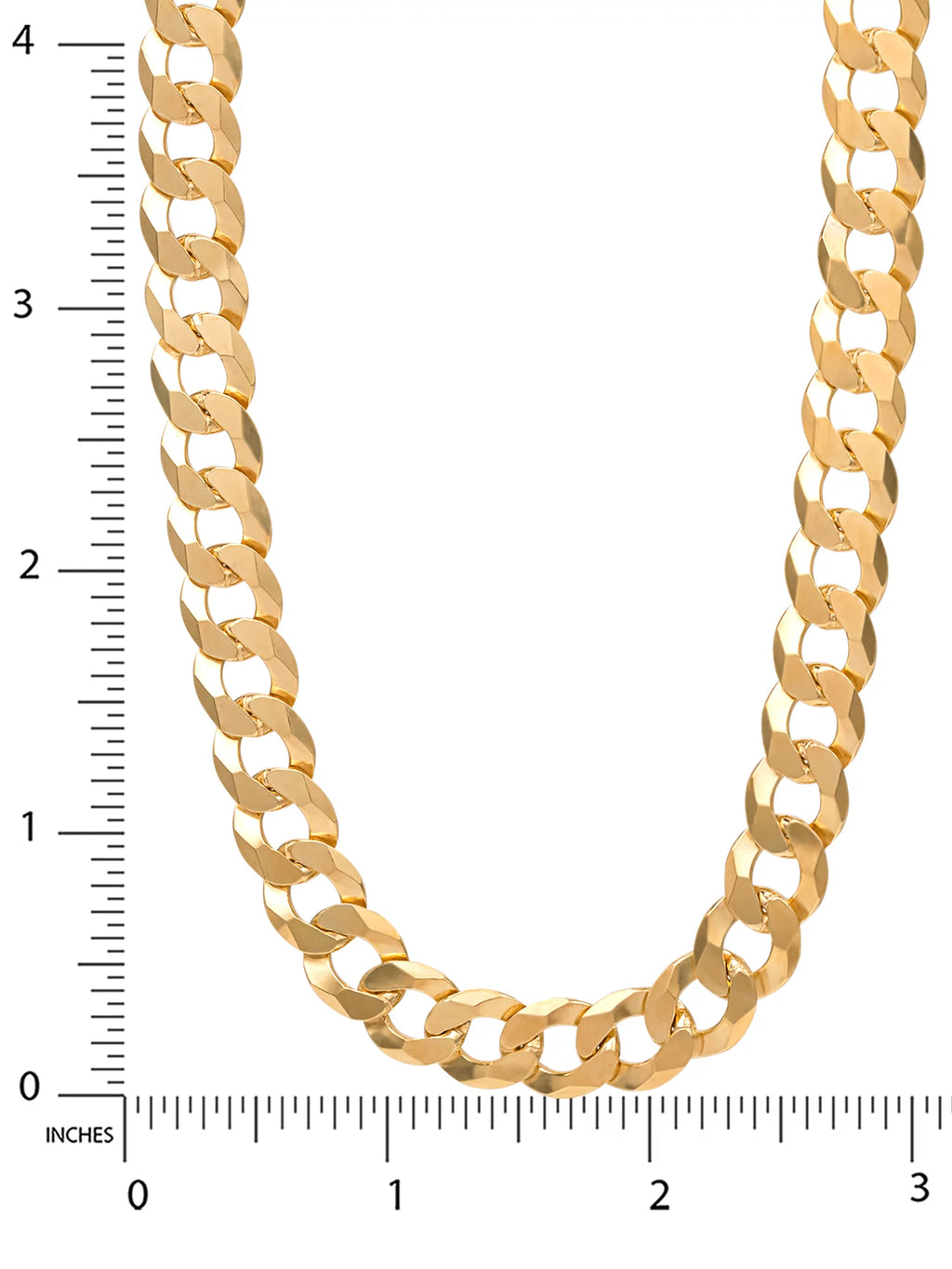 Sterling Silver 14KT Gold Plated Curb Necklace F165748