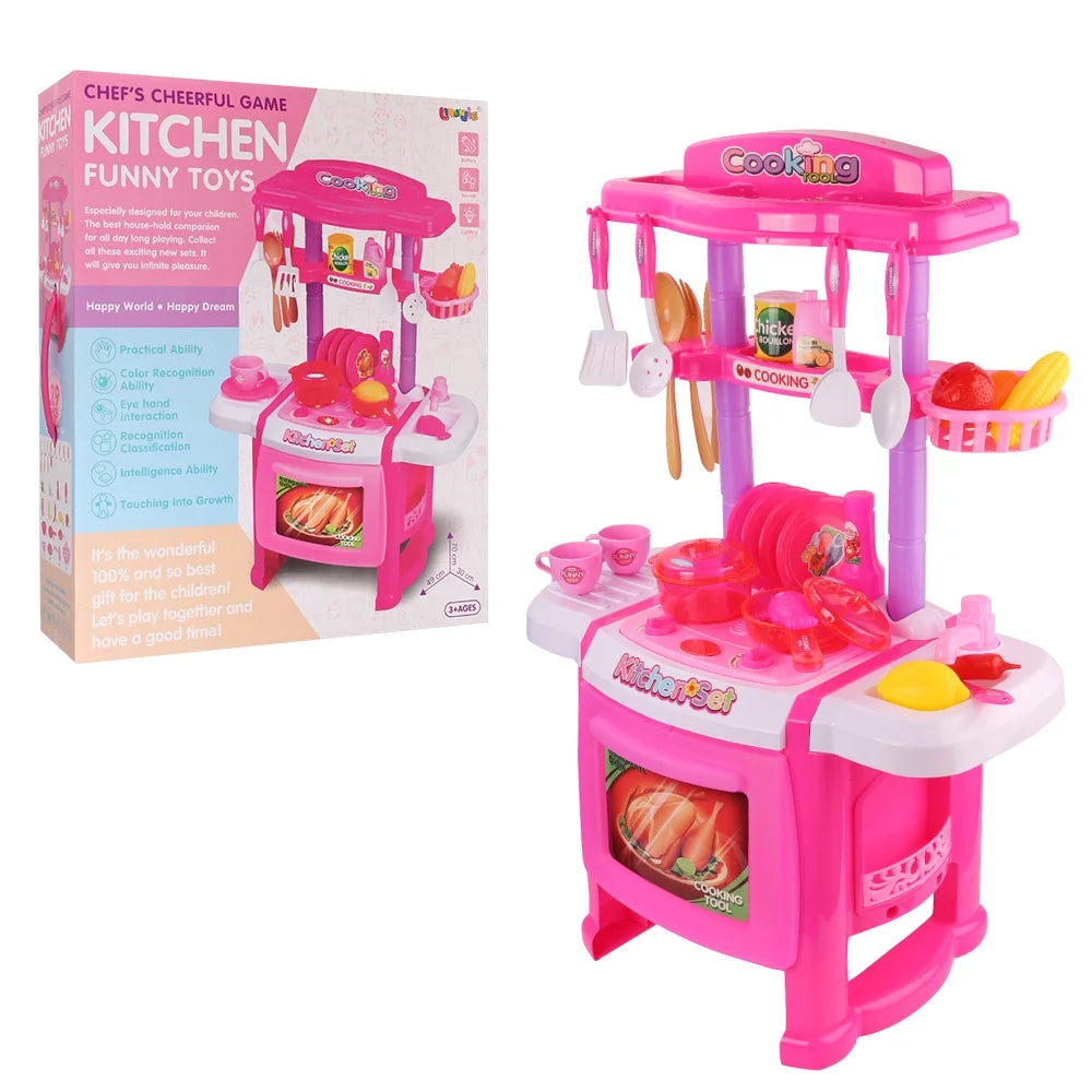 92 Piece ABS Play Kitchen Y59819