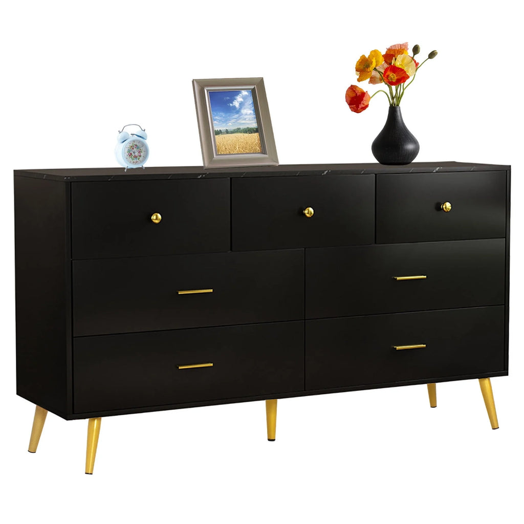White 6 Drawer Dresser Y651897