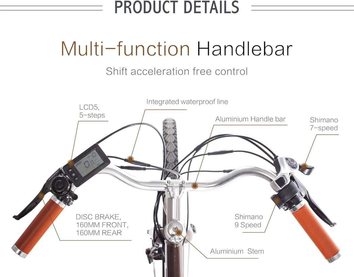 Electric Bike for Adults 500W 48V L762405