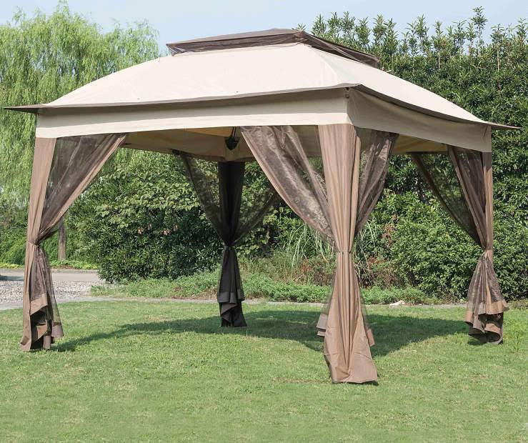 11 x 11 Pop Up Canopy Tent with Netting Q6193