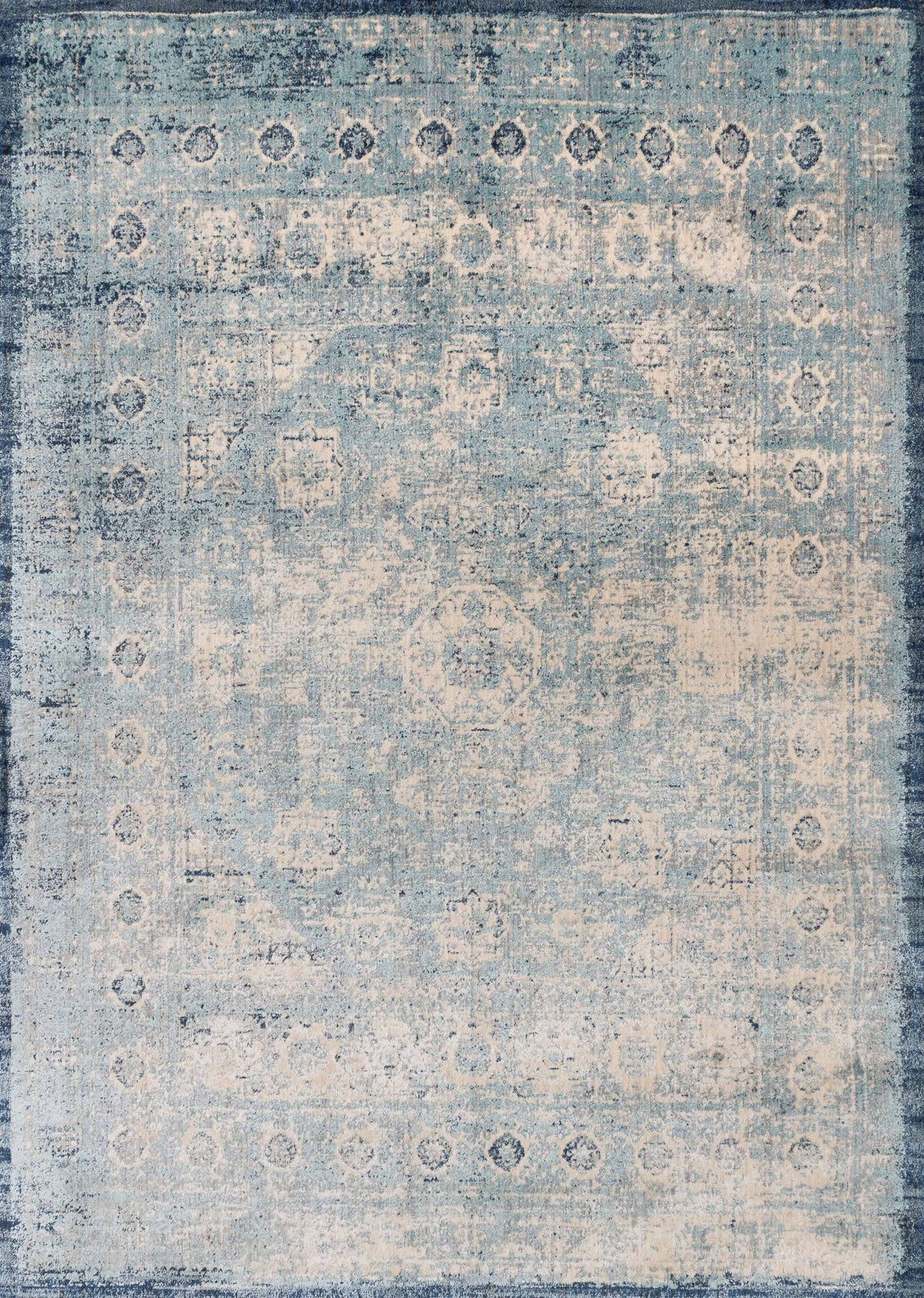 Lt. Blue Ivory Rug Y327303