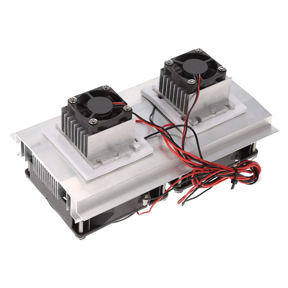 Thermoelectric Peltier Cooling System with Double Fans and Large Radiator U4724