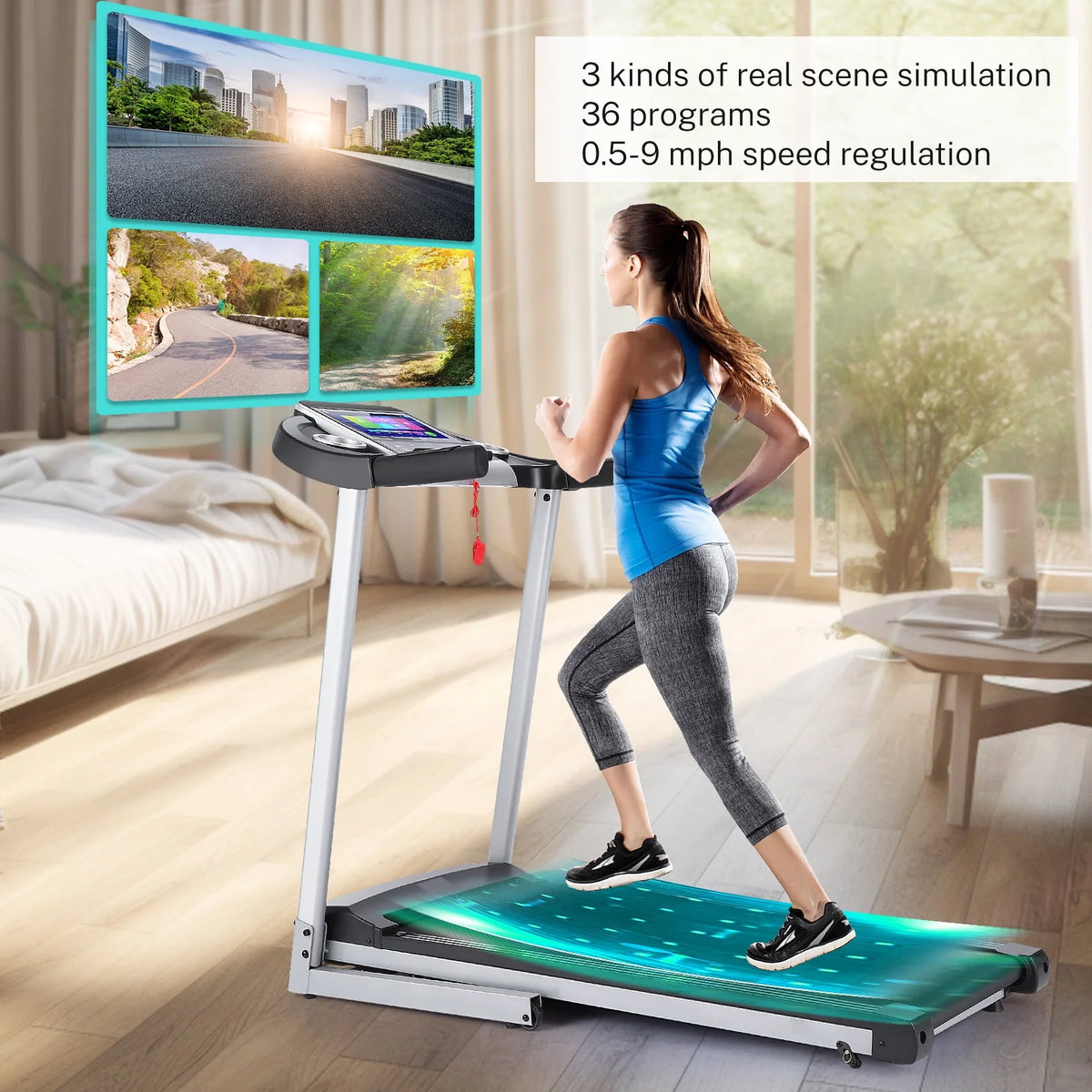 Incline Treadmill with 10 Touchscreen T830940