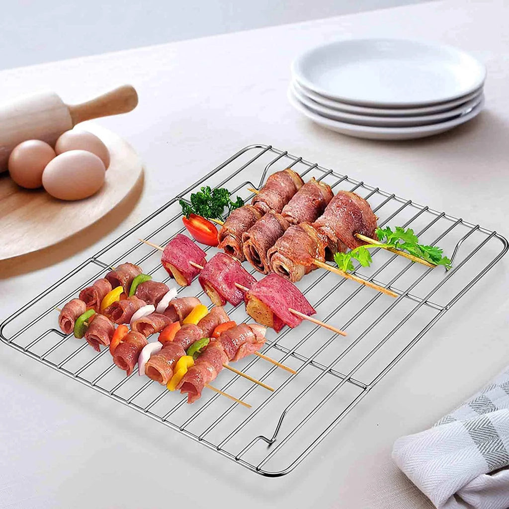 Stainless Steel Baking Sheet with Rack Set 9 x 7 Inch L95582