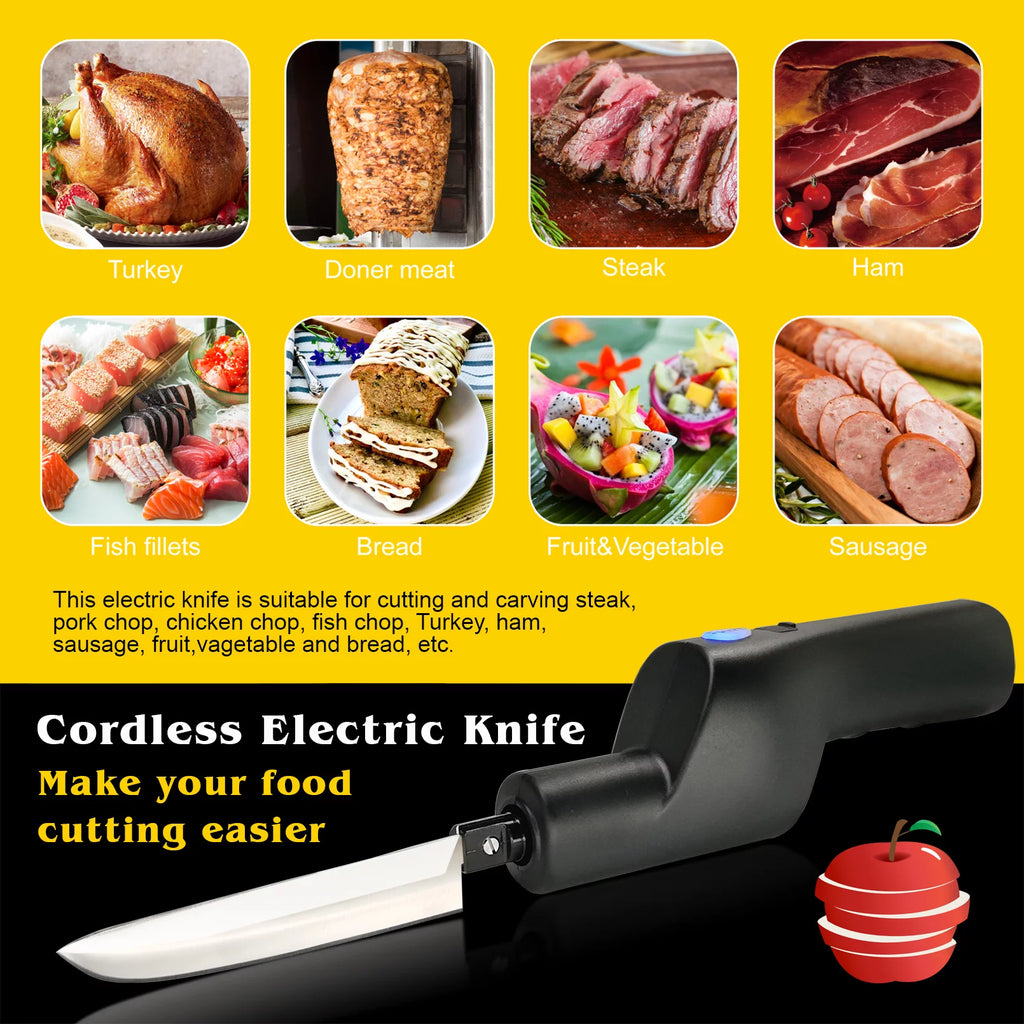 Cordless Electric Knife with Safety Lock N273