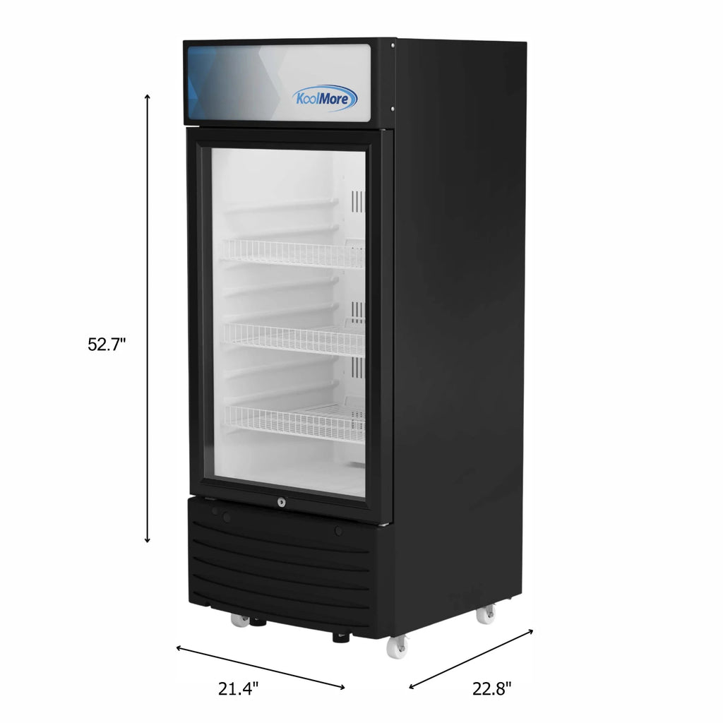 6 cu. ft. One Glass Door Display Merchandiser Refrigerator O404010