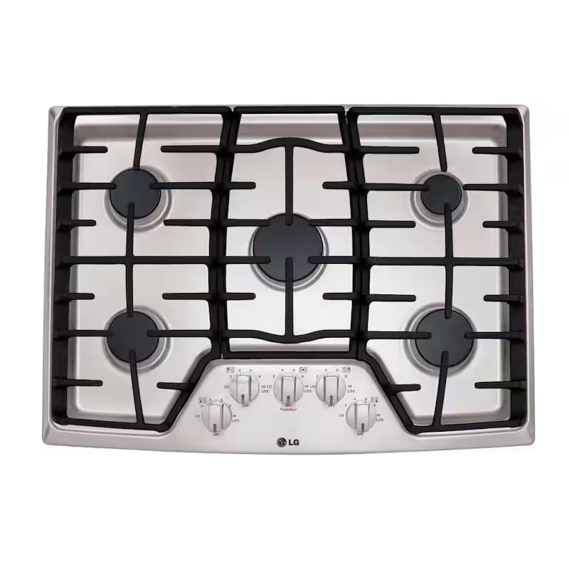 30 in. 5 Burner Stainless Steel Gas Cooktop F21036