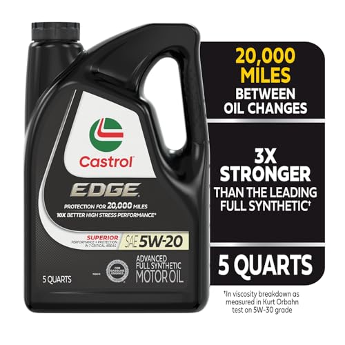 5W-20 Full Synthetic Motor Oil, 5 Quarts L2712