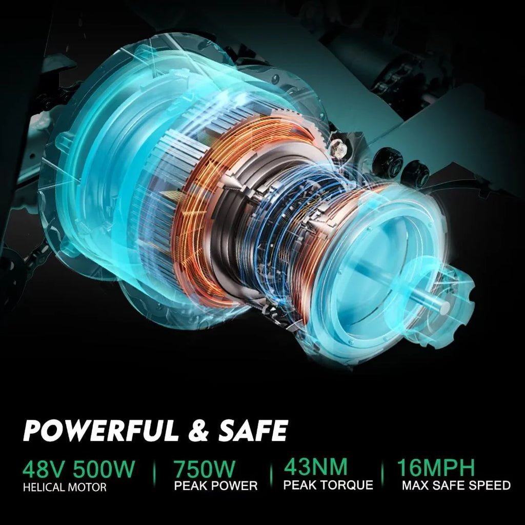 Electric Folding Tricycle with 500W Motor, 48v 14.5Ah Battery, 20*3in Fat Tires Z3285