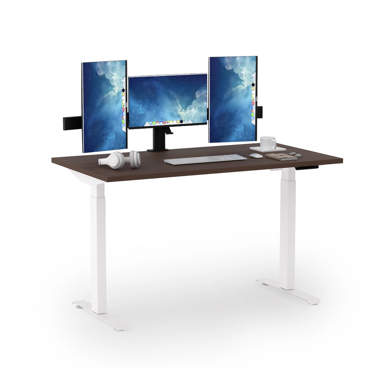 55'' x 28'' Dual Motor Electric Adjustable Height Desk J375488
