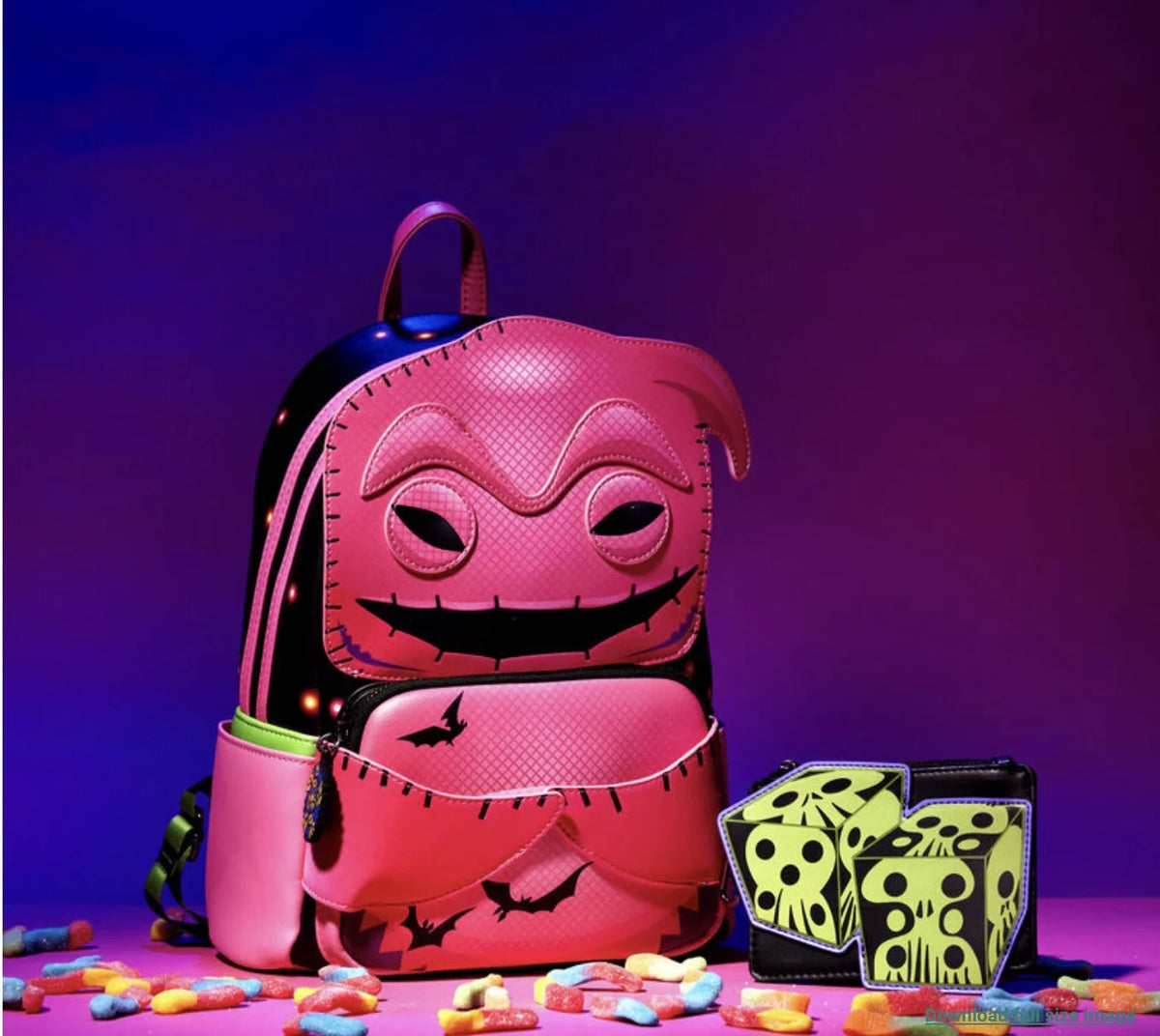 Neon Mini Backpack with Coin Bag I933193