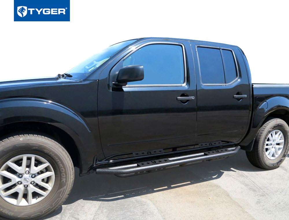 Textured Black Side Step Rails Nerf Bars Running Boards Z4294
