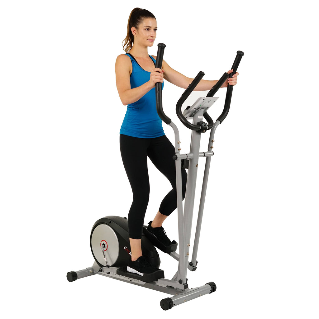 Magnetic Elliptical Machine Trainer with LCD Monitor J400909