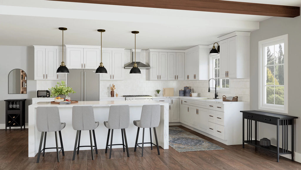 White Shaker Style Wall Kitchen Cabinet 33x36x12 X477393