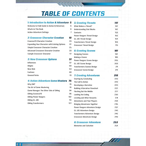 Power Rangers G.I. Joe Transformers Roleplaying Sourcebook K742